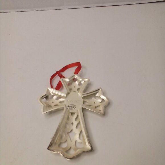 Lenox Cross Ornament Christmas Holiday 4.5" - Picture 9 of 11